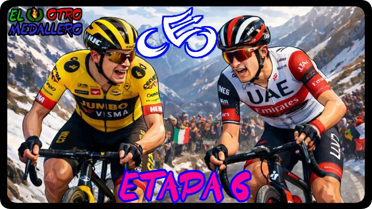 Resumen de la sexta etapa de la Tirreno-Adriático 2024, con Vingegaard defendiendo la maglia azzurra de los ataques del resto de gallos