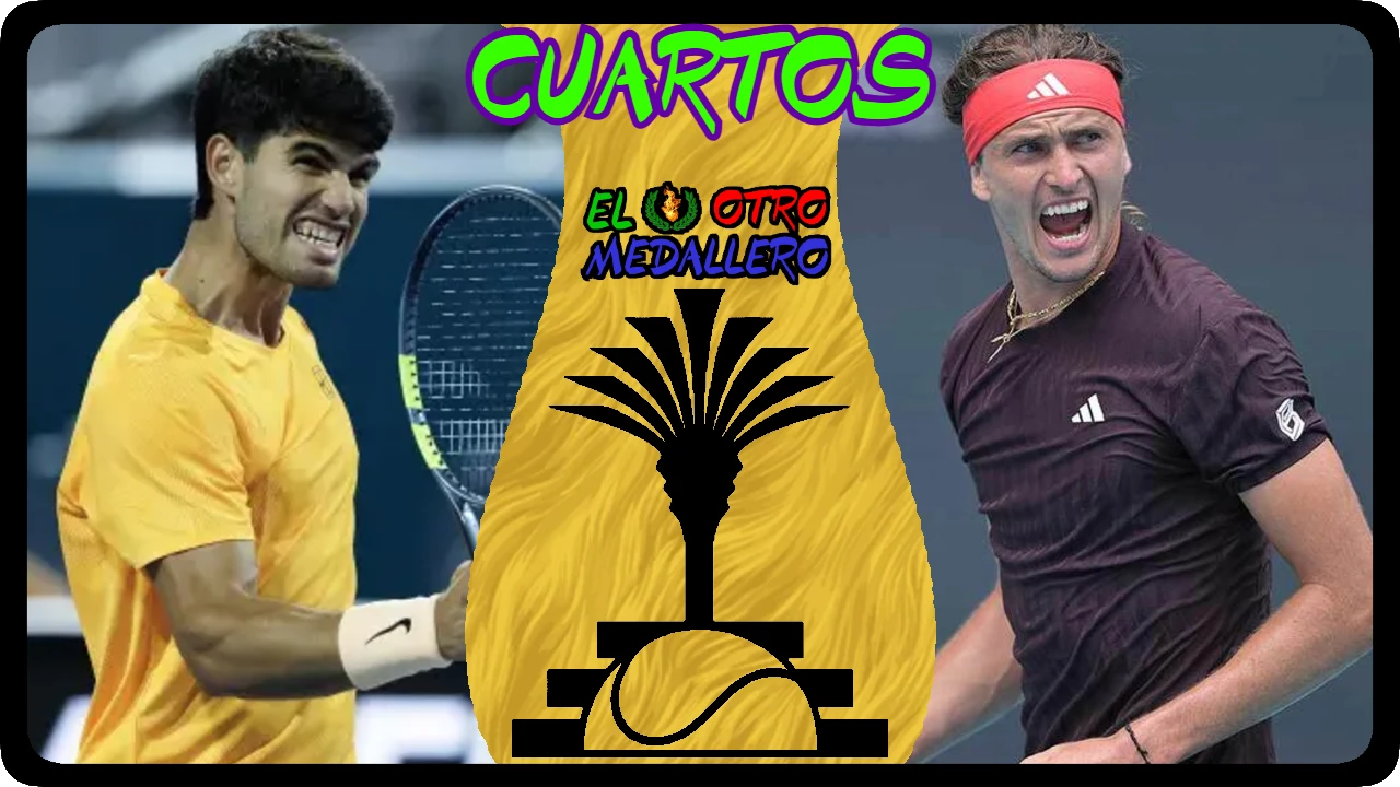 Resumen del partido de cuartos del ATP 1000 de Indian Wells entre Carlos Alcaraz y Alexander Zverev, su bestia negra.