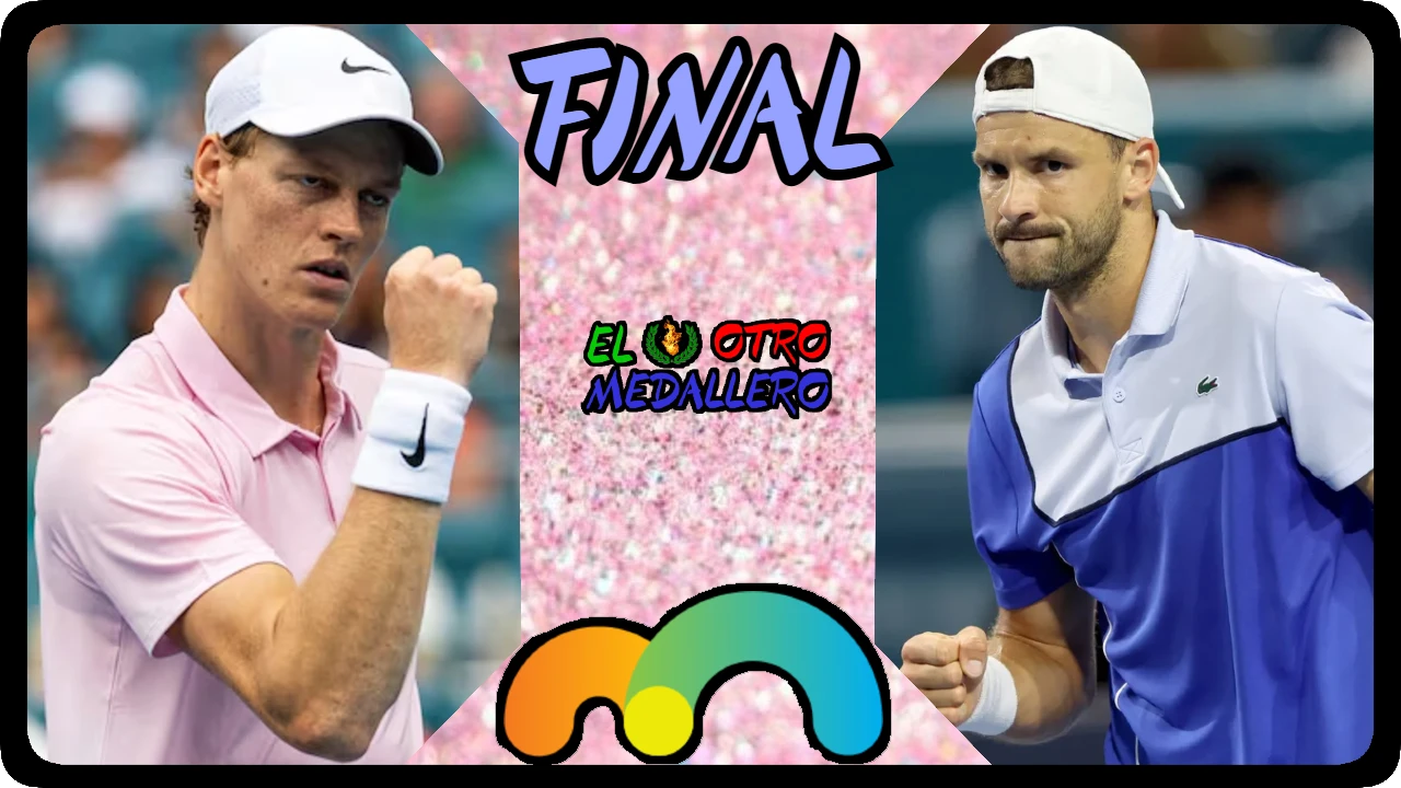 Resumen del partido de la GRAN FINAL del ATP 1000 de Miami 2024, entre Grigor Dimitrov y Jannik Sinner por el título.
