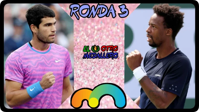 Resumen del segundo partido de Carlos Alcaraz del ATP 1000 de Miami 2024, frente a Gael Monfils en un duelo que será cuando menos divertido.
