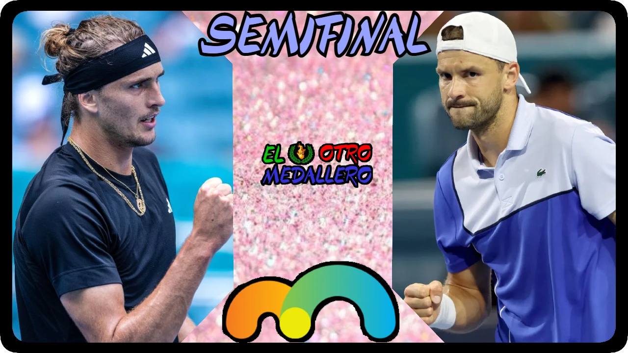 Resumen del partido de SEMIFINAL del ATP 1000 de Miami 2024, entre Grigor Dimitrov y Alexander Zverev por un puesto en la final.