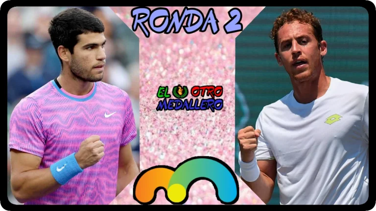 Resumen del debut de Carlos Alcaraz del ATP 1000 de Miami 2024, frente a Roberto Carballés, continuando la racha de los derbis nacionales.