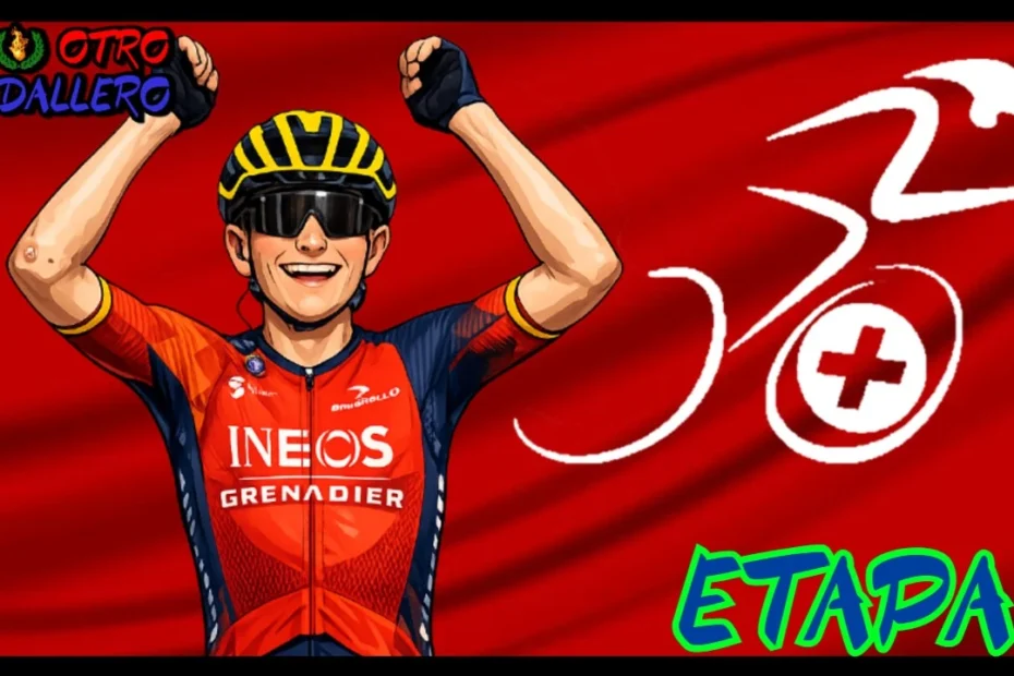 Resumen de la segunda jornada del Tour de Romandía de 2024, la primera etapa en línea después del prórrogo de ayer.
