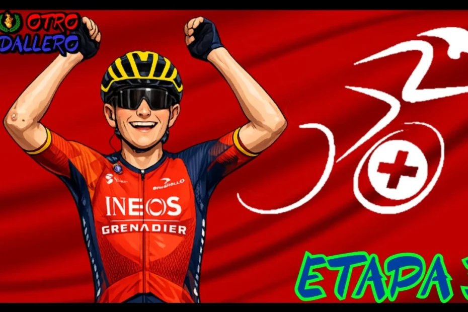 Resumen de la tercera etapa del Tour de Romandía de 2024, con una contrarreloj para empezar a marcar las diferencias.