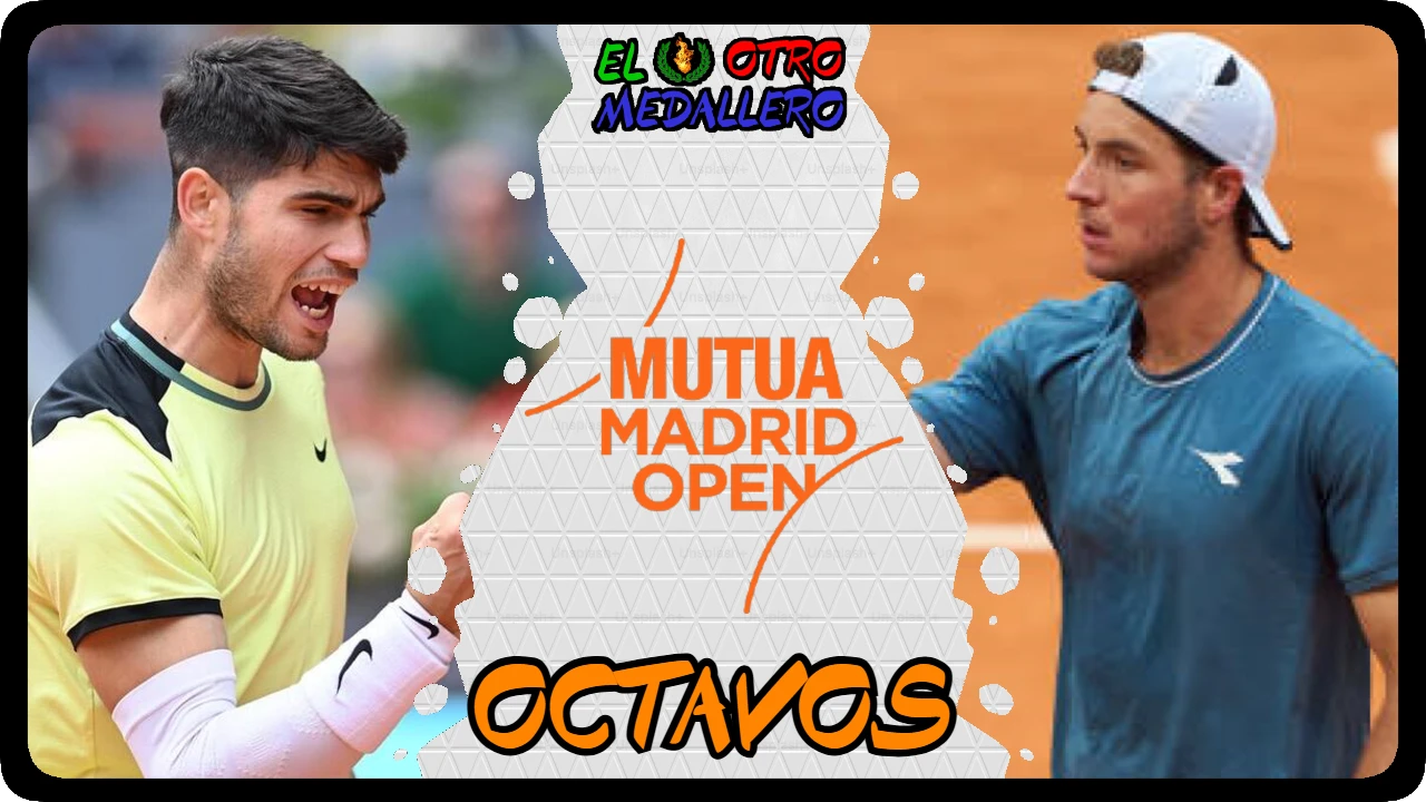 Resumen del partido de los octavos del Master 1000 de Madrid 2024, con Alcaraz y Struff reeditando la gran final del año pasado.