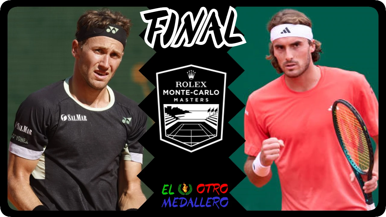 Resumen del partido de la GRAN FINAL del Master 1000 de Montecarlo 2024, Stefanos Tsisipas y Casper Ruud buscando la gloria.