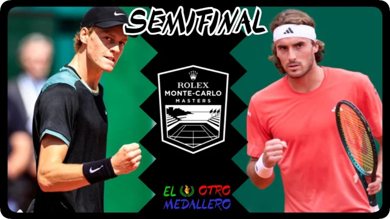 Resumen del partido de las SEMIFINALES del Master 1000 de Montecarlo 2024, Jannik Sinner y Stefanos Tsisipas buscando la gran final.