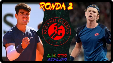 Carlos Alcaraz – Jesper de Jong / Ronda 2 / Roland Garros 2024