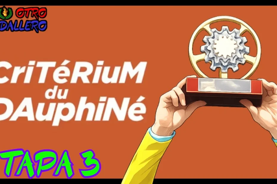 Resumen de la tercera etapa del Criterium de Daphiné de 2024, con una nueva etapa muy pestosa y abierta a la batalla.