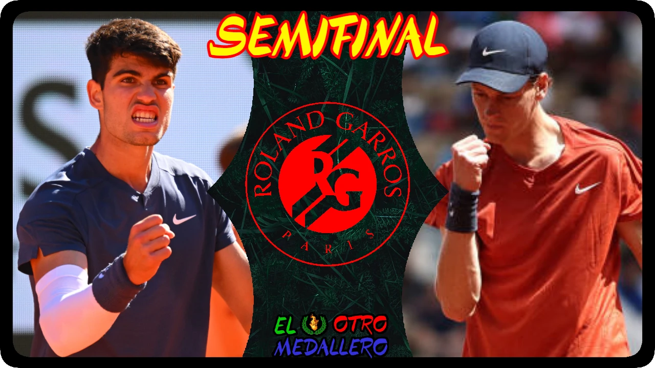 Resumen del partido de semifinales de Carlos Alcaraz en el Roland Garros de 2024 contra Jannik Sinner, el nuevo número 1 del mundo.