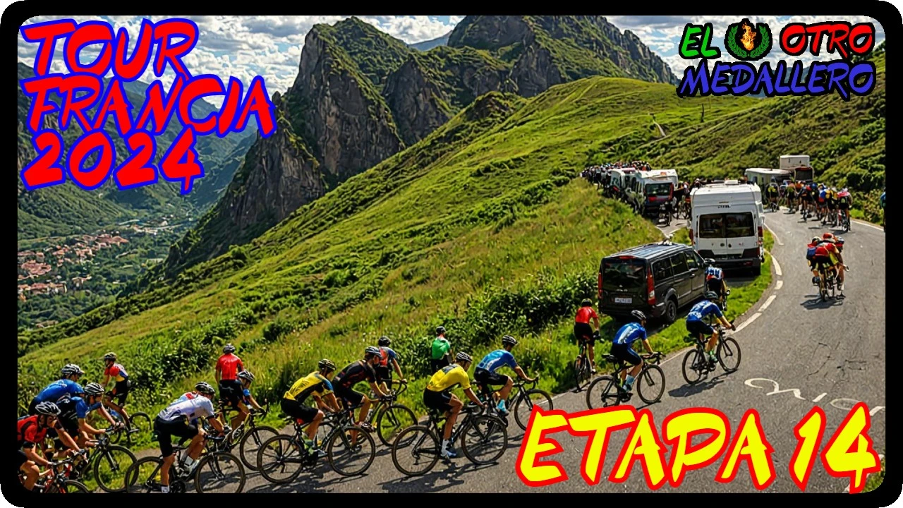 GRAN MONTAÑA ETAPA 14 TOUR DE FRANCIA 2024 SENIOR MASCULINO