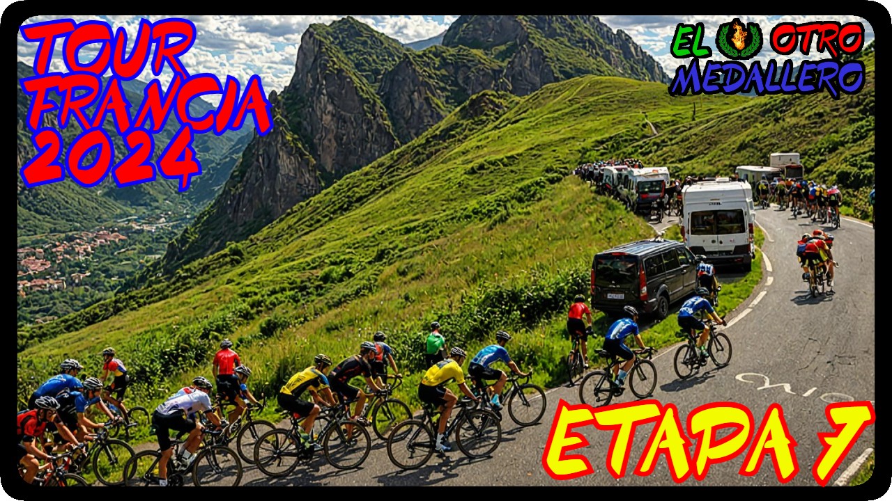 Resumen de la séptima etapa del Tour de Francia de 2024, con una contrarreloj de 25 kilómetros, la primera de las dos de esta edición.