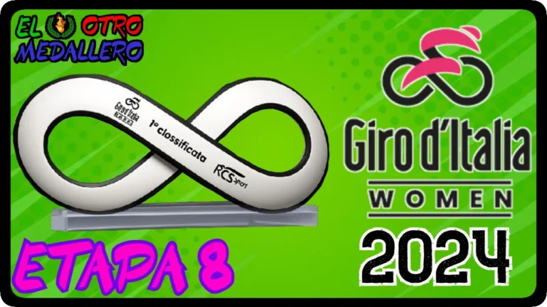 Resumen de la octava etapa del Giro Donne 2024, con la etapa final y la clasificación general en un segundo de diferencia.