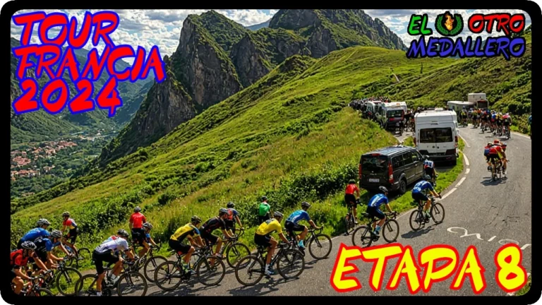 Resumen de la octava etapa del Tour de Francia de 2024, con una nueva etapa llana descansando para la locura de mañana.