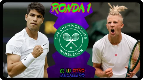 Carlos Alcaraz – Mark Lajal / Ronda 1 / Wimbledon 2024