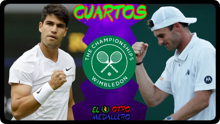 Resumen de los cuartos de final del Wimbledon 2024, con Carlos Alcaraz contra un Tommy Paul que llega lanzado al partido.
