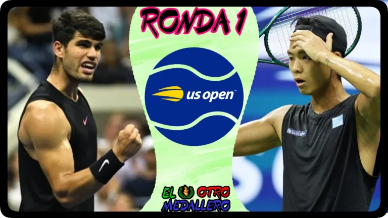 Resumen del debut de Carlos Alcaraz en el US Open 2024, contra un desconocido Li Tu para empezar a entrar en competición.