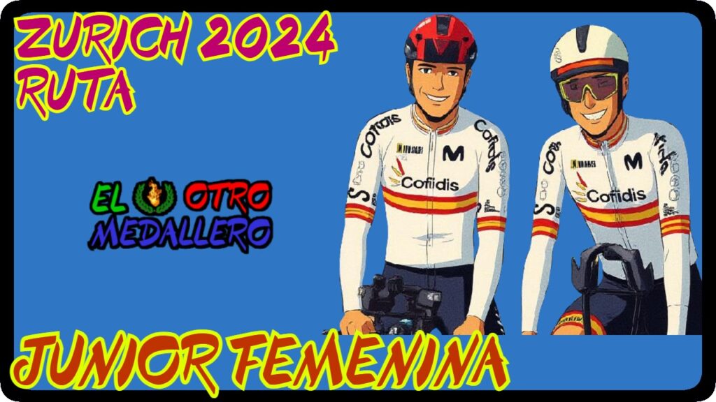 Resumen de la prueba en ruta de la carrera junior femenina disputada en el mundial de Zúrich de 2024, con opciones para España.