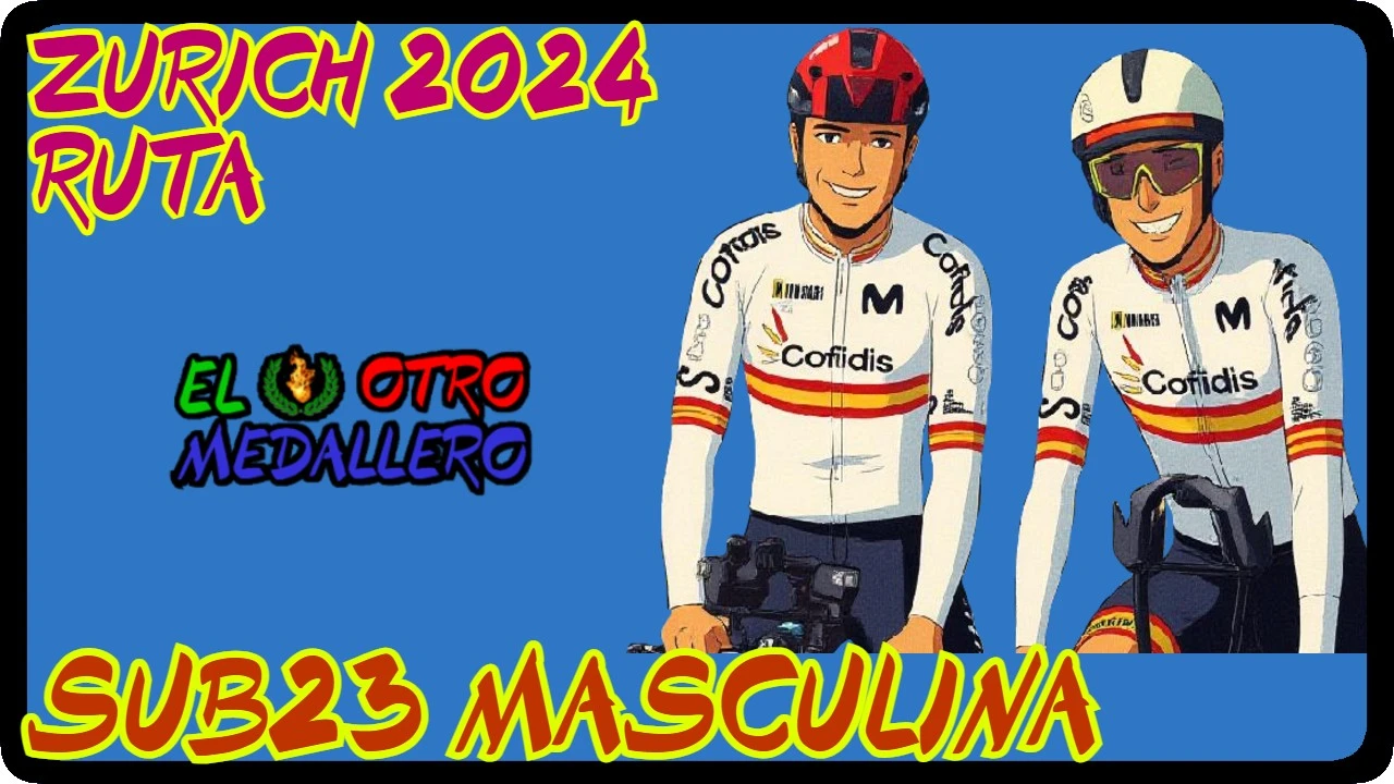 Resumen de la prueba en ruta de la carrera sub 23 masculina disputada en el mundial de Zúrich de 2024, con opciones para España.