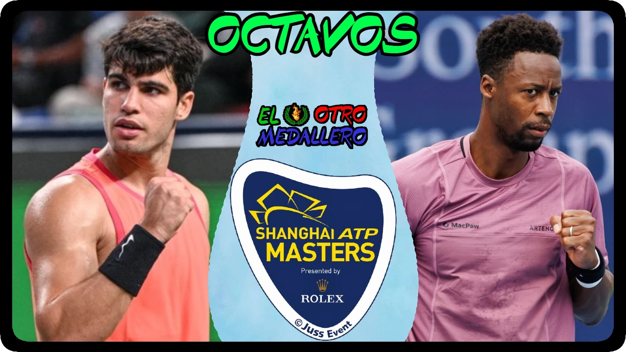 Resumen de los octavos de final del ATP 1000 de Shanghai 2024, con Carlos Alcaraz frente a un Gael Monfils que le ganó la última vez.