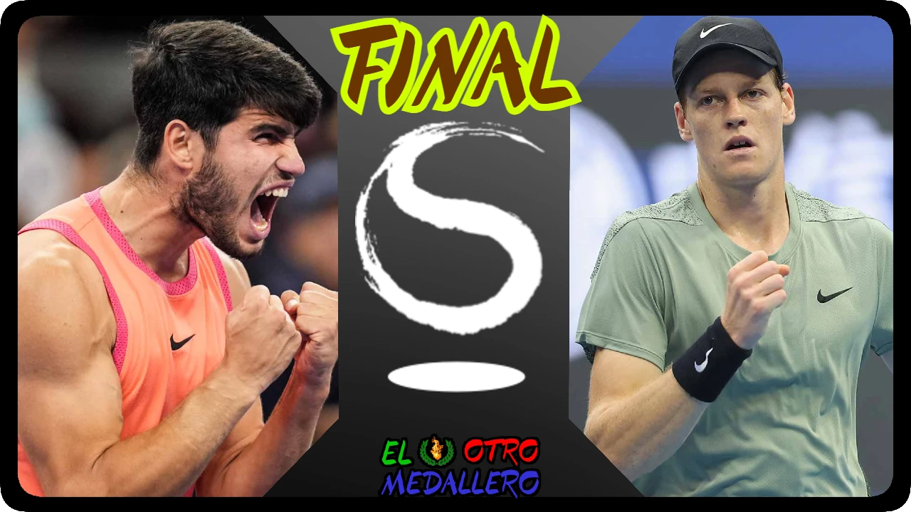 Resumen de la GRAN FINAL del master 500 de Pekín 2024, con Carlos Alcaraz y Jannik Sinner, los dos mejores del mundo frente a frente.