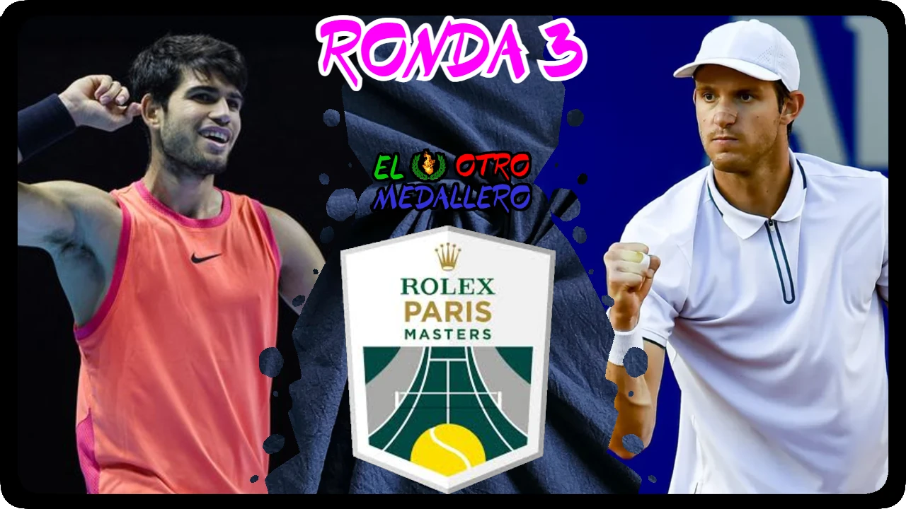 Resumen del debut de Carlos Alcaraz en este Master 1000 de París 2024, frente al cañonero chileno Nico Jarry.