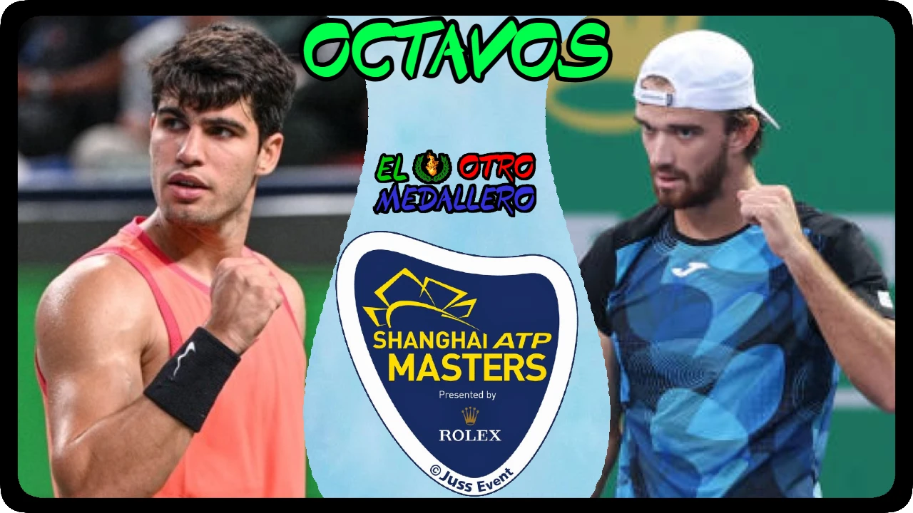 Resumen de los cuartos de final del ATP 1000 de Shanghai 2024, con Carlos Alcaraz frente a Tomas Machac para meterse en las semifinales.