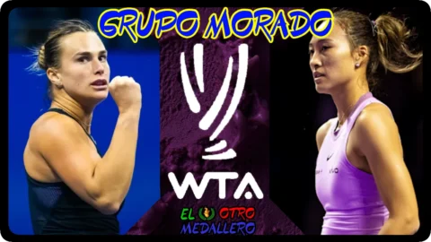 Aryna Sabalenka VS Qinwen Zheng /Grupo Morado/ WTA Finals 2024