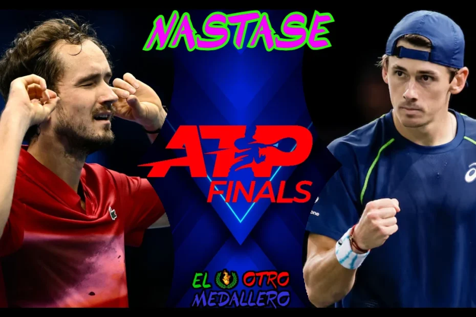 Resumen del segundo encuentro de las ATP Finals de Turín 2024 con Daniil Medvedev y Alex de Miñaur obligados a ganar para no quedarse fuera.