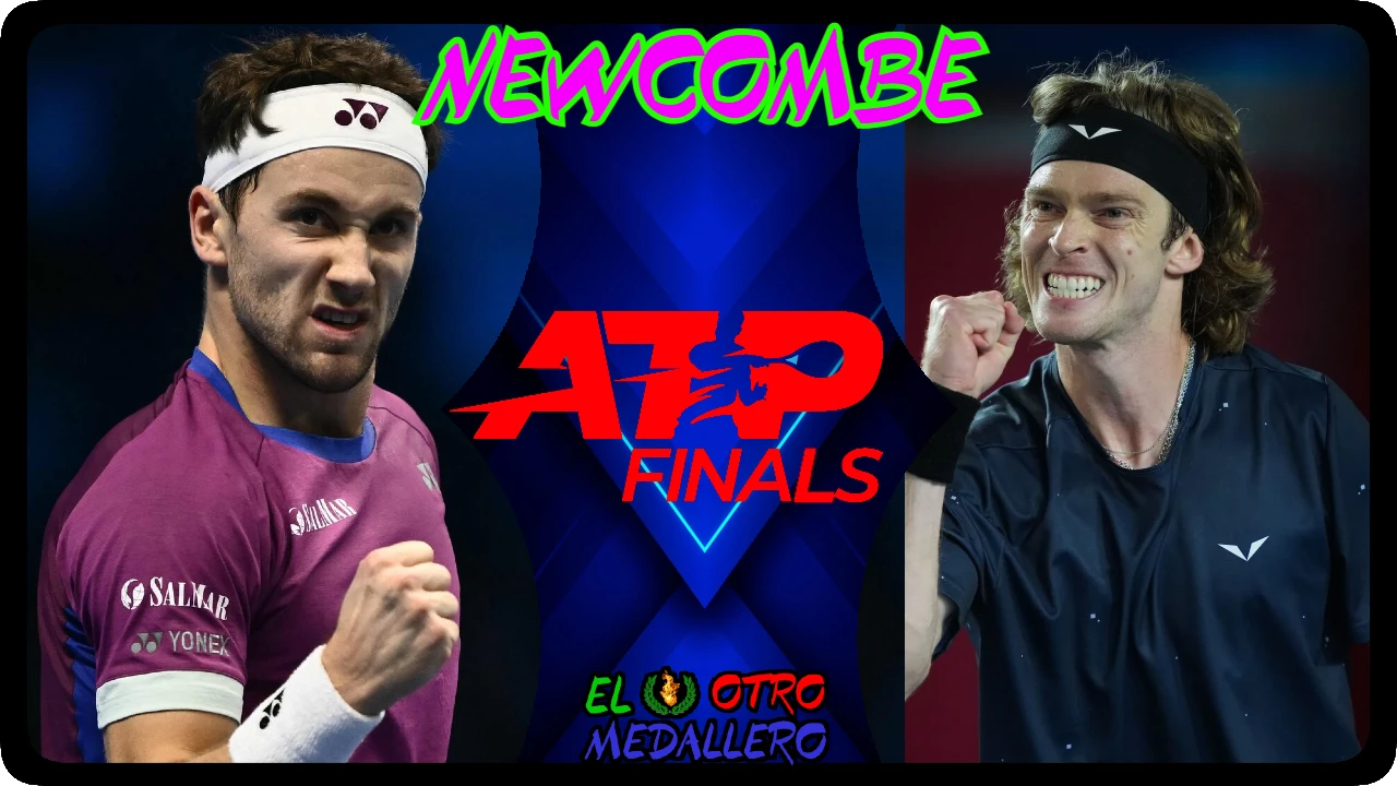 Resumen del tercer encuentro de las ATP Finals de Turín 2024 con Casper Ruud y Andrei Rublev jugándose la última plaza para semifinales.