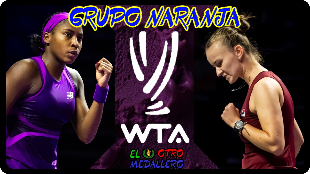 Resumen de esta tercera jornada del grupo naranja de las WTA Finals 2024, con Coco Gauff y Barbora Krejcikova jugandose el destino del grupo.