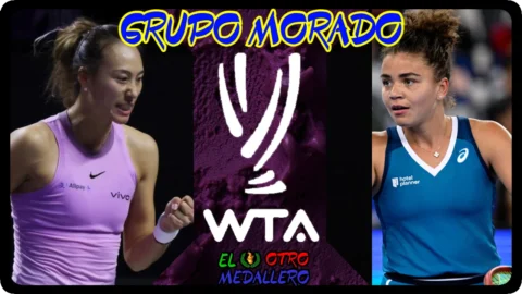 Jasmine Paolini – Qinwen Zheng / Grupo Morado / WTA Finals 2024