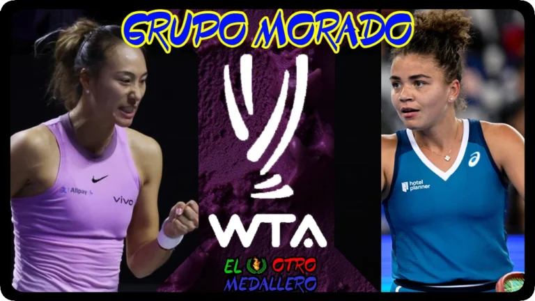 Resumen de esta tercera jornada del grupo morado de las WTA Finals 2024, con Jasmine Paolini y Qinwen Zheng jugándose las semifinales.