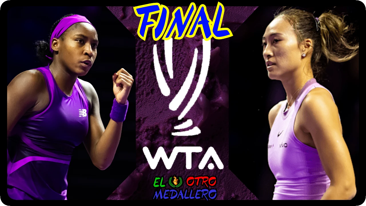 Resumen de la GRAN FINAL de las WTA Finals 2024, con Coco Gauff y Qinwen Zheng disputándose el título para cerrar la temporada.