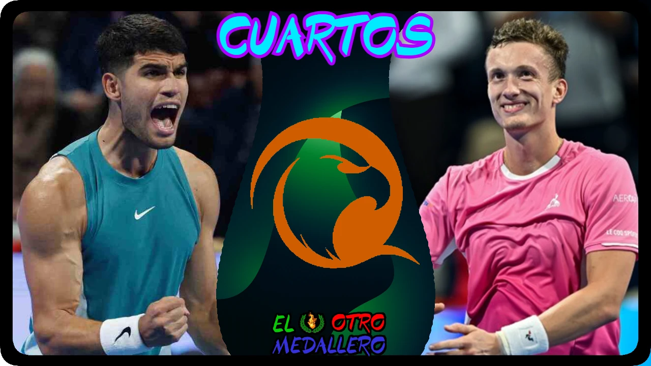Resumen de los cuartos de final de Doha 2025, con Carlos Alcaraz contra Jiri Lehecka, el primer rival serio ya del torneo.