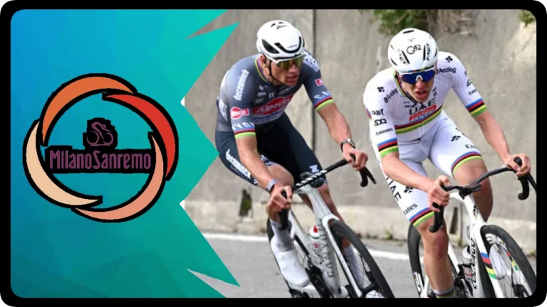 Resumen del primer monumento de la temporada 2024, la Milán-San Remo, con Tadej Pogacar y Mathieu van der Poel como grandes favoritos.