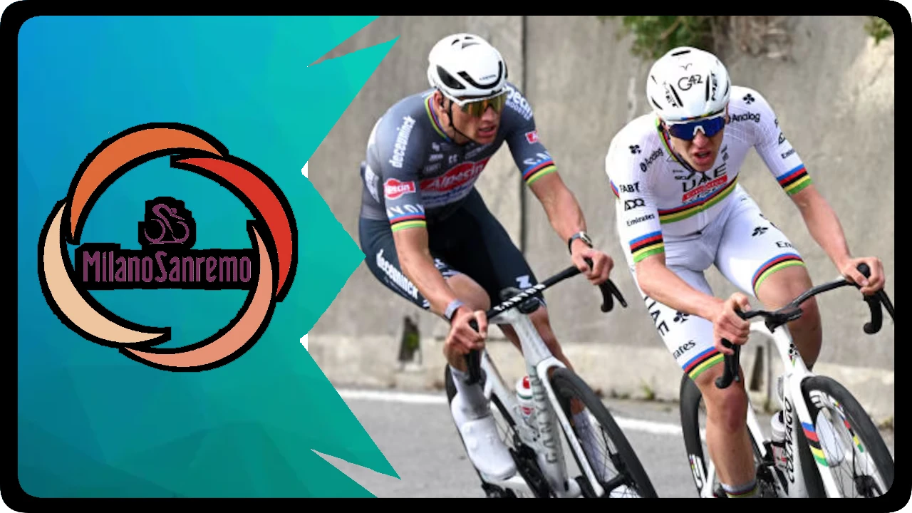 Resumen del primer monumento de la temporada 2024, la Milán-San Remo, con Tadej Pogacar y Mathieu van der Poel como grandes favoritos.
