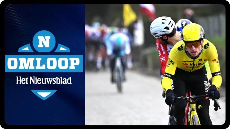 Resumen de la primera gran clásica de adoquines del año ciclista, la Omloop Het Nieuwsland con Visma y Wout van Aert como favoritos.