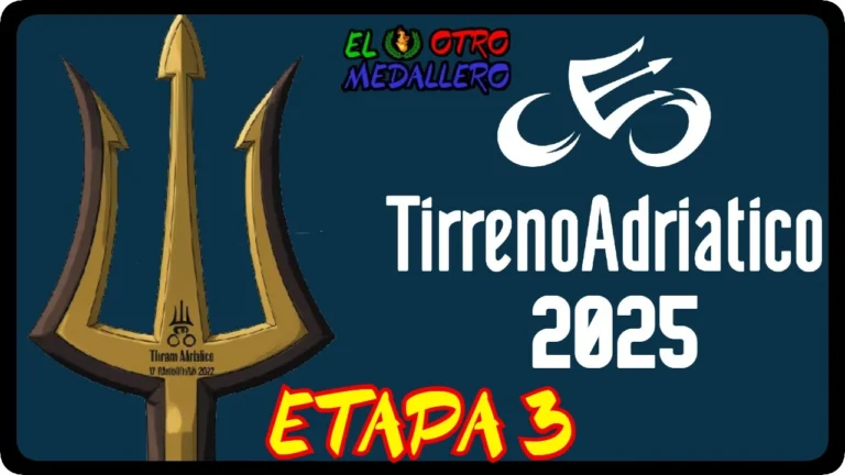 Resumen de la tercera etapa de la Tirreno-Adriático 2025, con la primera etapa de montaña para ver quiénes son los más fuertes.