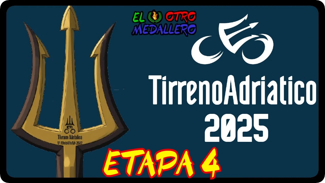 Resumen de la cuarta etapa de la Tirreno-Adriático 2025, con una jornada que pese a los pasos montañosos, debería decidirse al sprint.