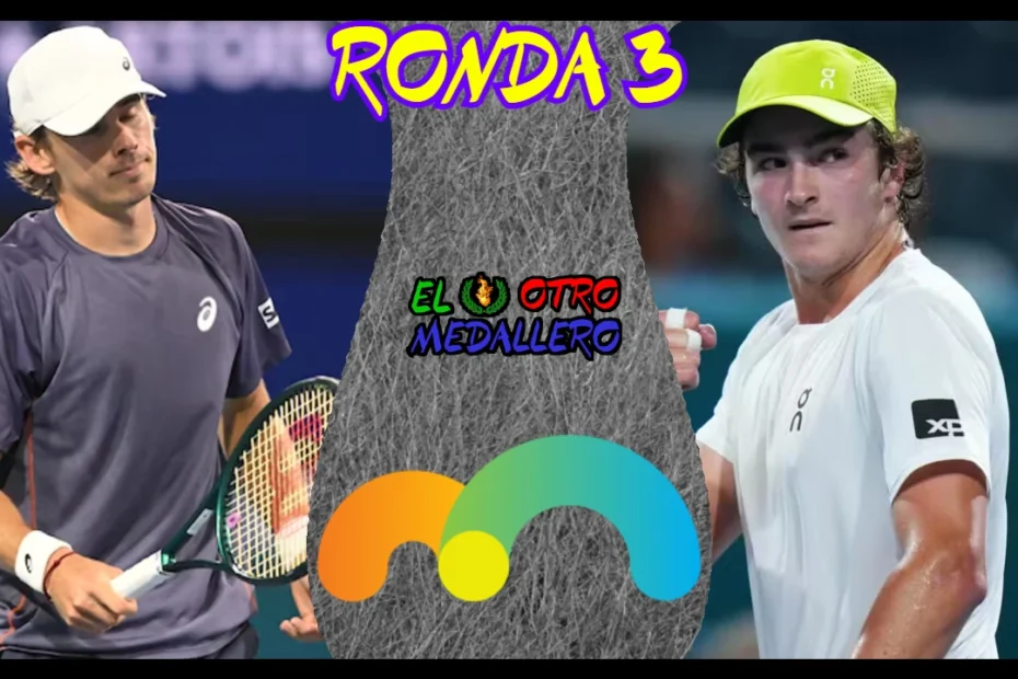 Resumen del partidazo de la tercera ronda de Miami 2025, con Joao Fonseca y Alex de Miñaur en una batalla épica por la victoria.