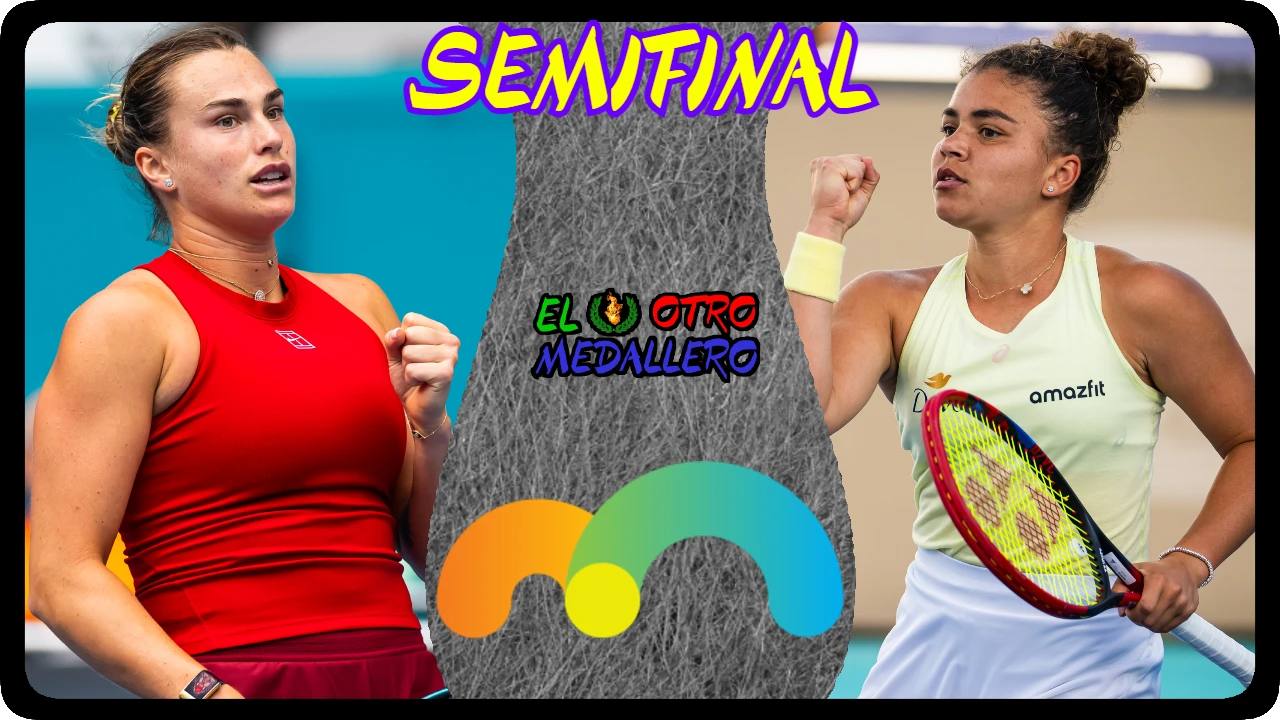 Resumen del partidazo de semifinales de este Master 1000 de Miami 2025, con Aryna Sabalenka y Jasmine Paolini en la pelea por el título.