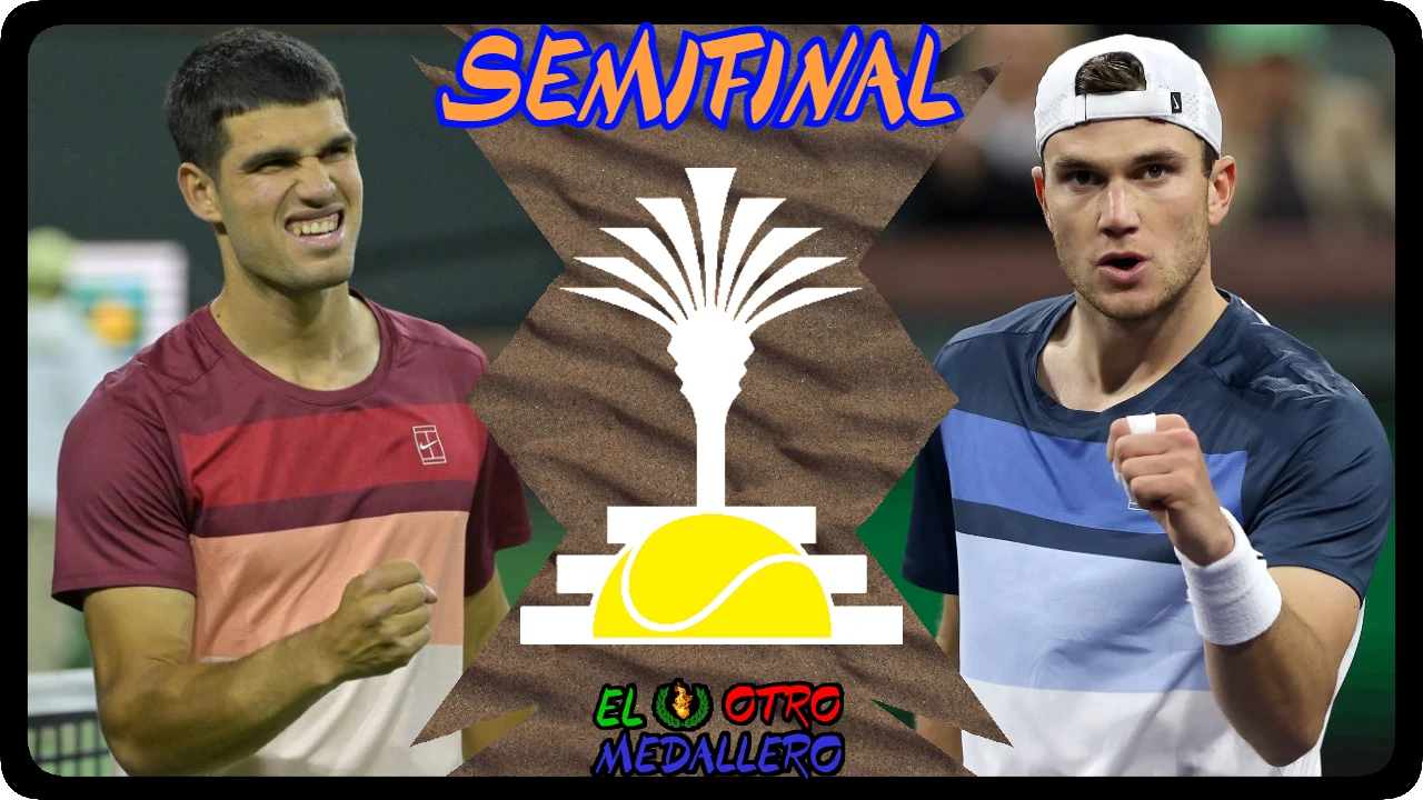 Resumen de las semifinales de Indian Wells 2025, con Carlos Alcaraz enfrentándose a Jack Draper en lo que puede ser la final anticipada.
