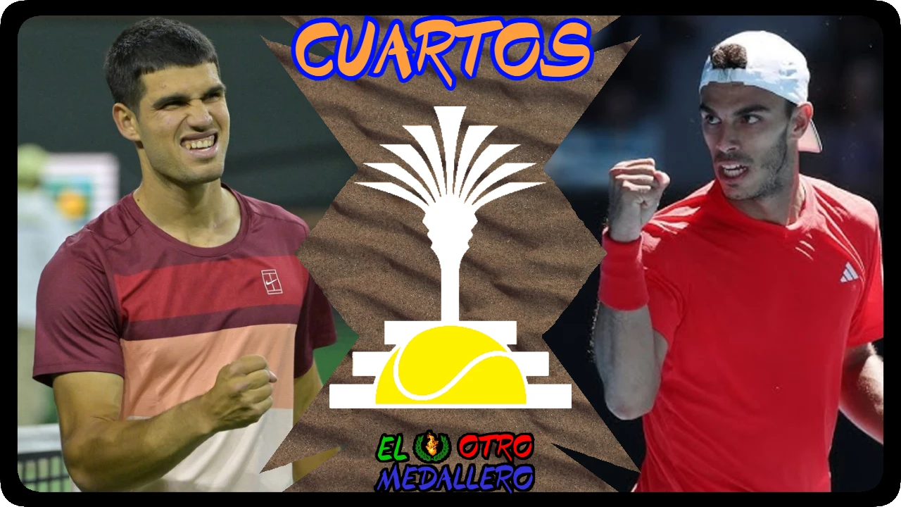 Resumen de los cuartos de Indian Wells 2025, con Carlos Alcaraz frente a Francisco Cerundolo para meterse por cuarta vez consecutiva en las semifinales.