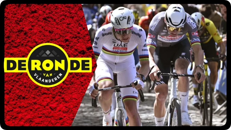 Resumen del segundo monumento de la temporada 2025, El Tour de Flandes, con Tadej Pogacar y Mathieu van der Poel continuando el duelo de esta temporada.