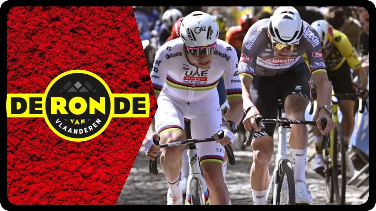 Resumen del segundo monumento de la temporada 2025, El Tour de Flandes, con Tadej Pogacar y Mathieu van der Poel continuando el duelo de esta temporada.