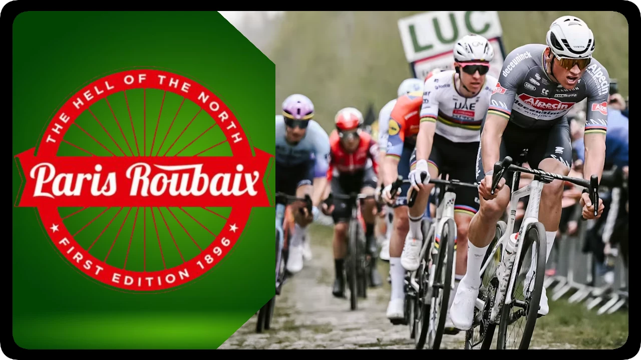 Resumen del tercer monumento de la temporada 2025, la París Roubaix, con Tadej Pogacar y Mathieu van der Poel continuando el duelo de esta temporada.