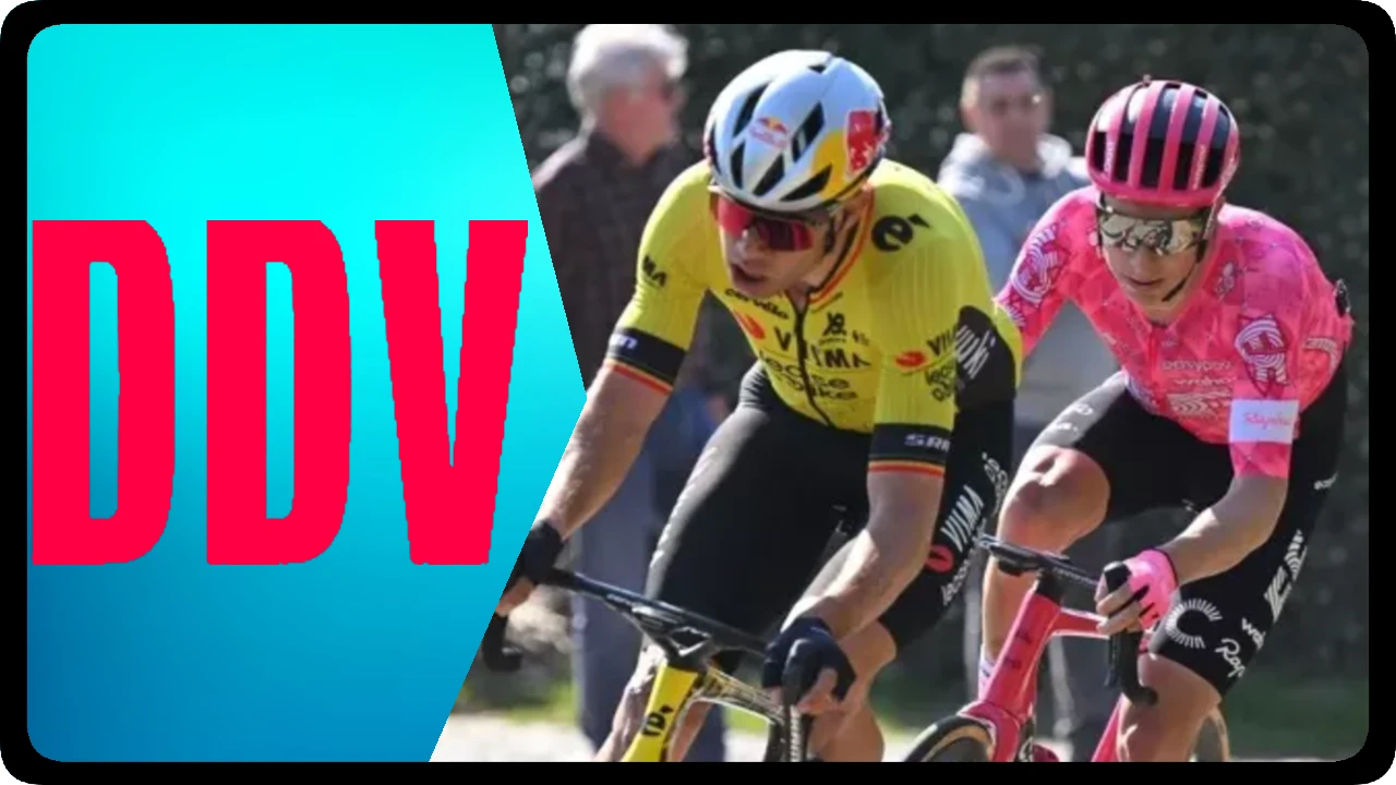 MADS PEDERSEN MATTEO JORGENSON STEFAN KÜNG WOUT VAN AERT NEILSON POWLESS ADOQUINES A TRAVÉS DE FLANDES MASCULINA CLÁSICAS UCI 2025 SENIOR MASCULINO