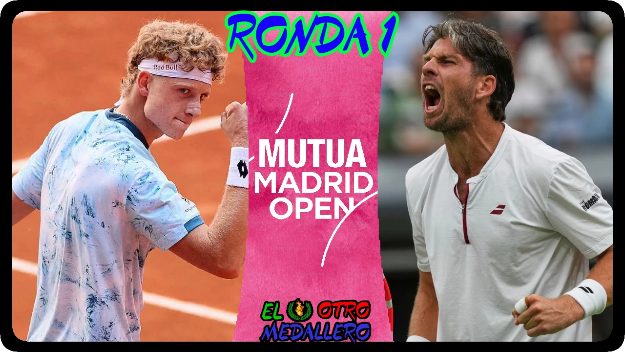 Resumen del debut de Martín Landaluce en el master 1000 de Madrid frente al británico Cameron Norrie, un jugador venido a menos pero muy peligroso.
