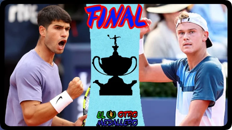 Resumen de la GRAN FINAL del Master 500 de Godó 2025, con Carlos Alcaraz y Holger Rune disputando este último peldaño por el título.